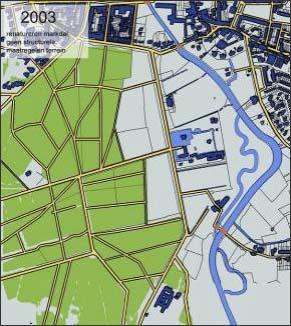 Kaart van de situatie rond Bouvigne in 2003