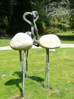 Kunstwerk: Flamingo's